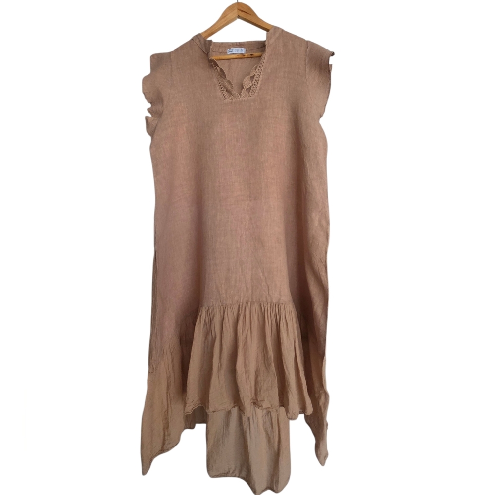 100% Flax Italian Linen Dress